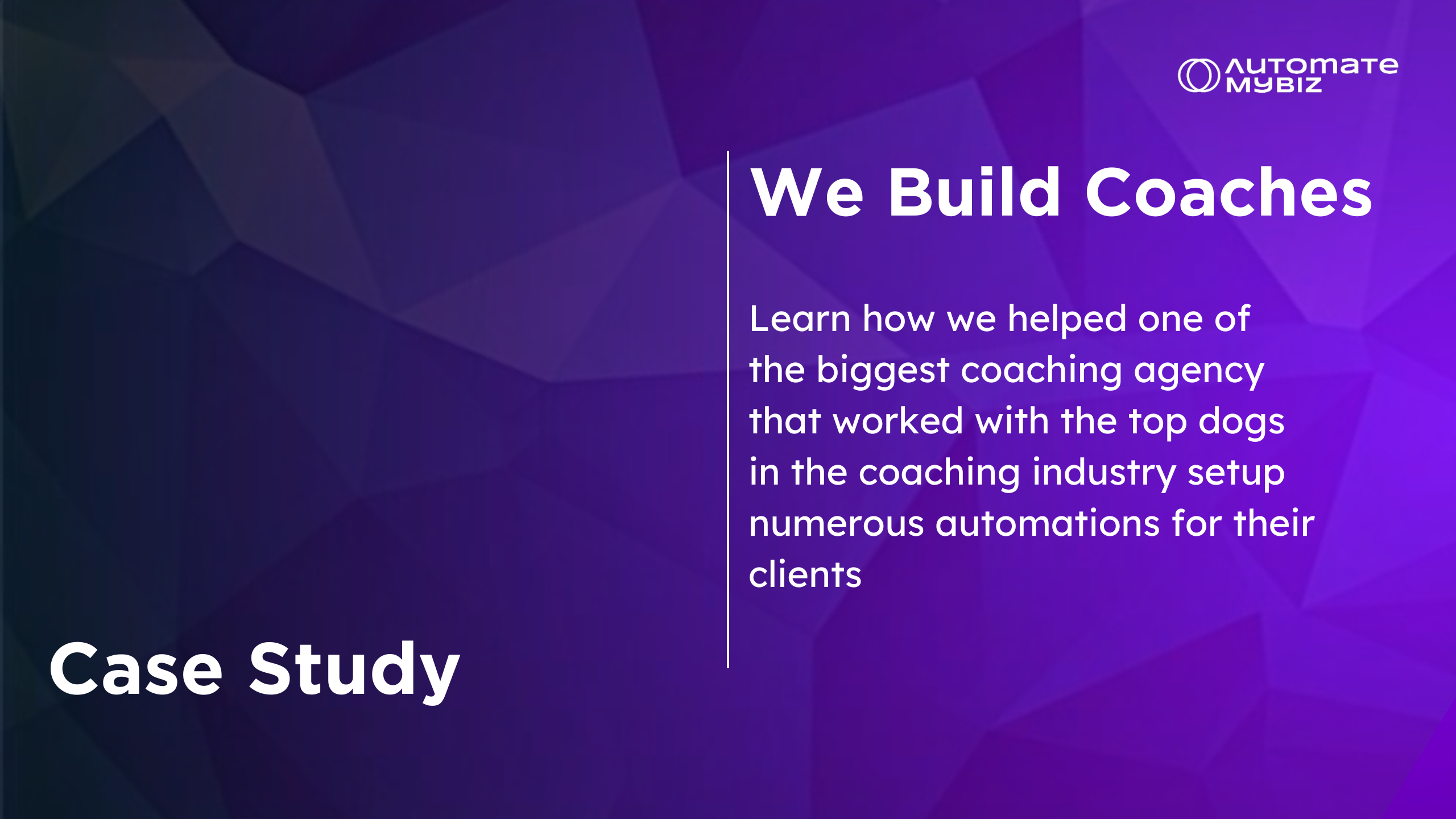 WeBuildCoaches Automation Case Study